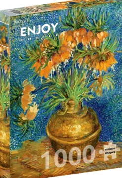 Vincent Van Gogh - Keizerlijke parelmoervlinders in een koperen vaas (1000 stukjes)
