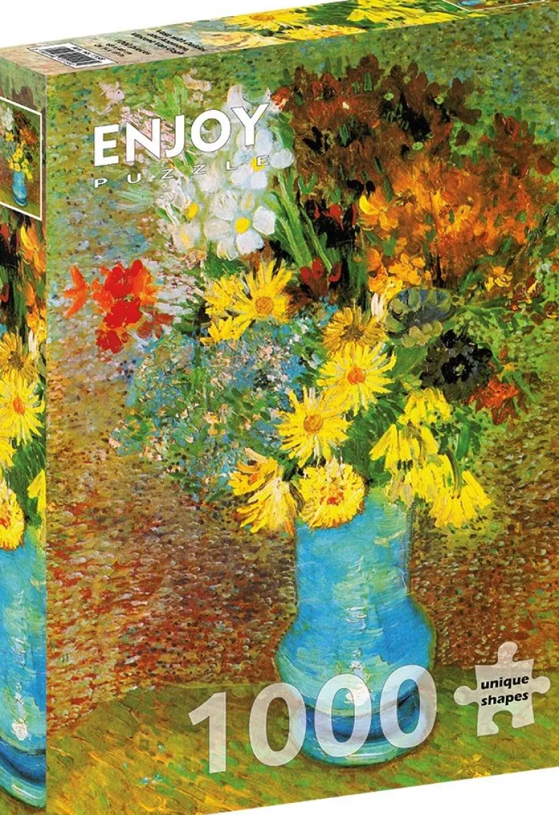 Vincent Van Gogh - Vaas met Madeliefjes en Anemonen Puzzel (1000 stukjes)