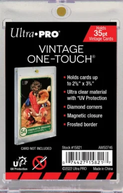 Vintage Card UV One-Touch Magnetic Holder