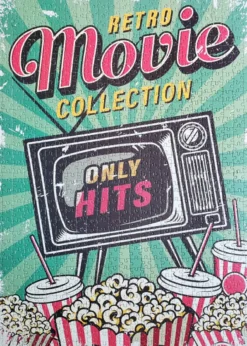 Vintage - Retro Movie Collection Poster Puzzel (1000 stukjes)