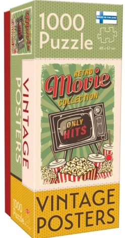 Vintage - Retro Movie Collection Poster Puzzel (1000 stukjes)