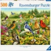Vogels In De Wei Puzzel (500 stukjes)