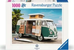 Volkswagen T1 Camper Van Puzzel (1000 stukjes)