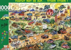 Vooruit met de euh… Vroem Vroem! – Marc de Vos (1000 stukjes)