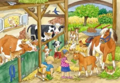 Vrolijk Boerderijleven Puzzel (2x24 stukjes)