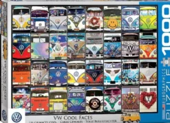 VW Bus - Cool Faces Puzzel (1000 stukjes)