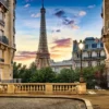 Walk in Paris at Sunset Puzzel (1000 stukjes)