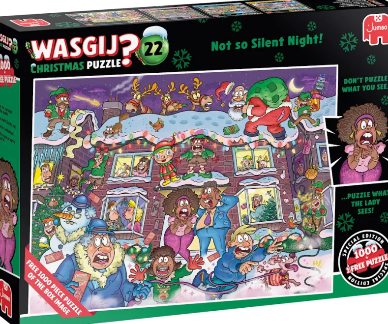Wasgij Christmas 22 - Niet zo'n stille nacht! Puzzel (2x 1000 stukjes)