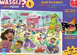 Wasgij Junior 1 - IJskoude Kreten! Puzzel (240 stukjes)