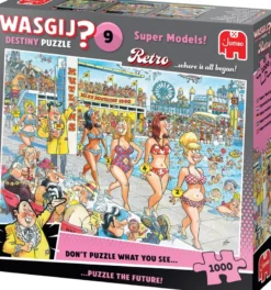 Wasgij Retro Destiny 9 - Topmodellen! (1000 stukjes)