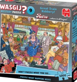 Wasgij Retro Mystery 9 - De Grote Treinroof! (1000 stukjes)