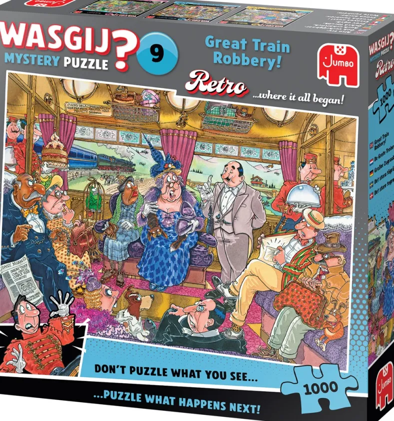Wasgij Retro Mystery 9 - De Grote Treinroof! (1000 stukjes)