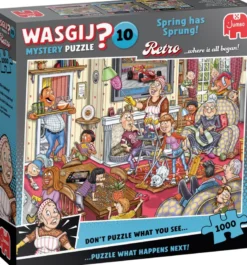 Wasgij Retro Mystery 10 - De Voorjaars-schoonmaak! Puzzel (1000 stukjes)