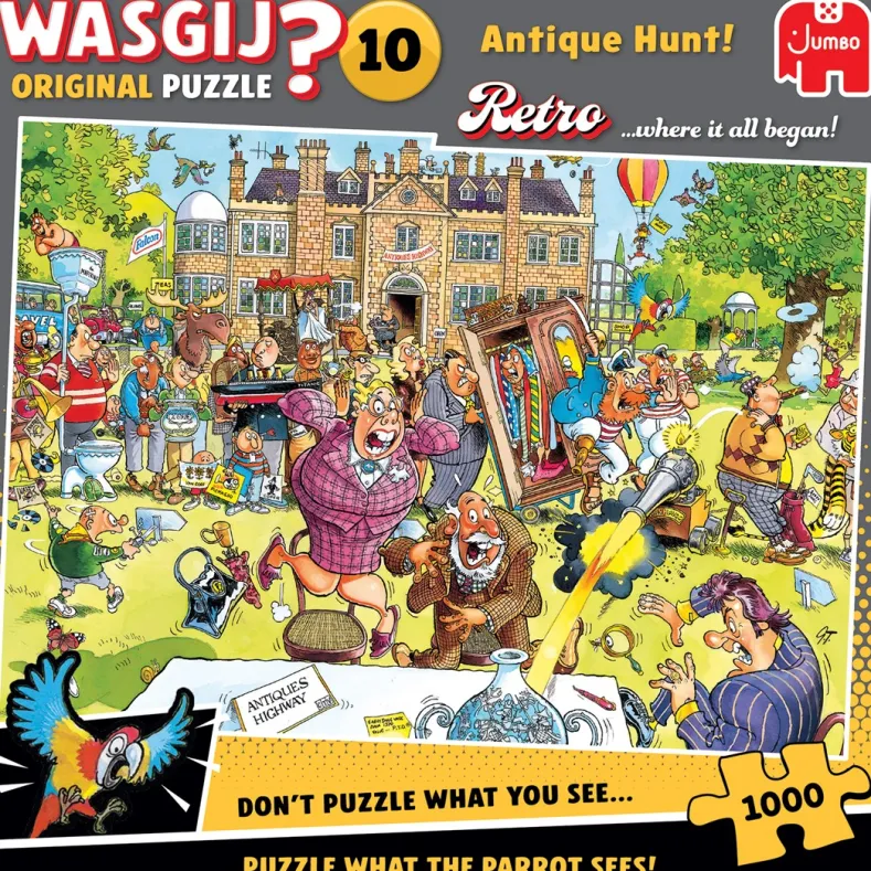 Wasgij Retro Original 10 - Antiekjacht! Puzzel (1000 stukjes)