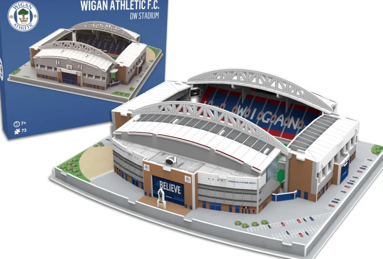 Wigan Athletic DW Stadium 3D Puzzel (73 stukjes)
