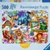 Winter Mountain Village Puzzel (500XL stukjes)
