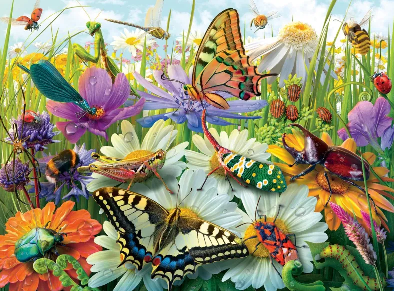 Wonderful World of Insects Puzzel (100 XXL stukjes)