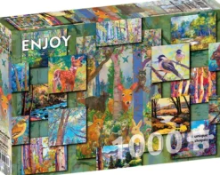 Woodland Collage Puzzel (1000 stukjes)