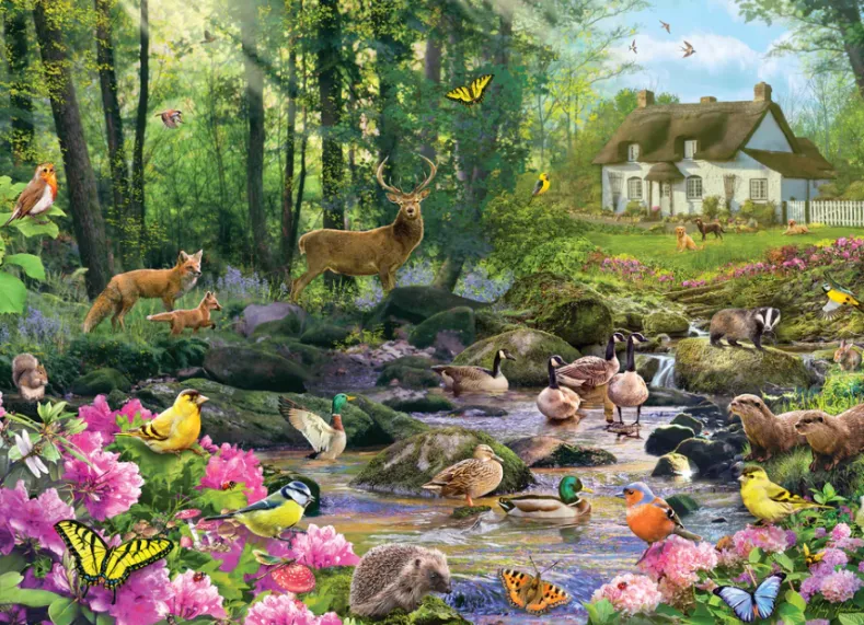 Woodland Glade Puzzel (1000 stukjes)