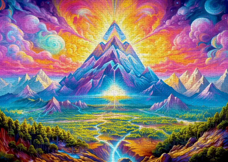 Woodland Pyramids Puzzel (1000 stukjes)