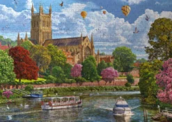 Worcester from the River Puzzel (500 stukjes)