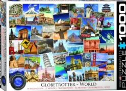 World - Globetrotter Puzzel (1000 stukjes)
