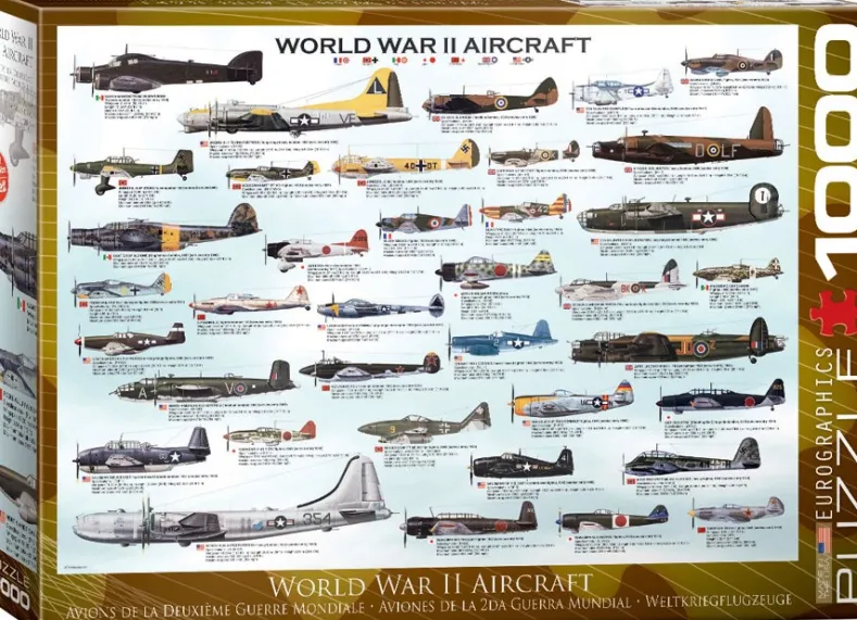 World War II Aircraft Puzzel (1000 stukjes)
