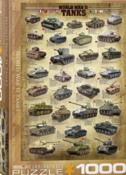 World War II Tanks Puzzel (1000 stukjes)