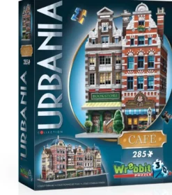 Wrebbit 3D Puzzel - Urbania Café (285 stukjes)