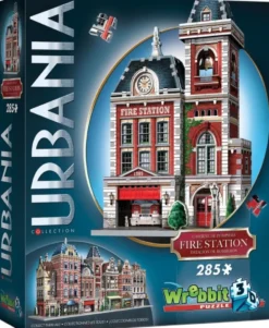 Wrebbit 3D Puzzel - Urbania Fire Station (285 stukjes)