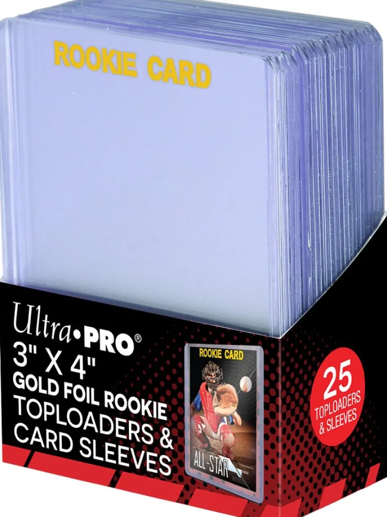 3" X 4" Rookie 35PT Toploader & Sleeves (25 stuks)