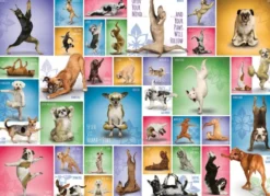 Yoga Dogs Puzzel (1000 stuks)