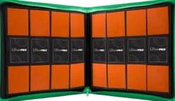 Zippered 12-Pocket Pro-Binder - Groen