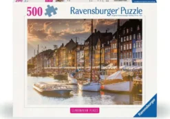 Zonsondergang in Kopenhagen Puzzel (500 stukjes)